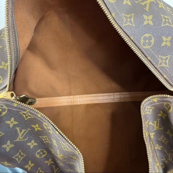 LV Louis Vuitton VTG Keepall 50 Carry On Luggage Bag Talon Clip Slide Lock - Picture 12 of 15